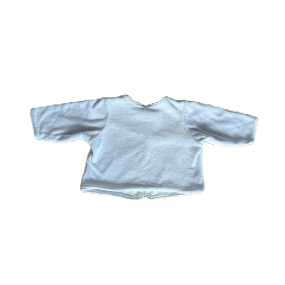 Little Me lavender velour embroidered jacket 9 mos - Picture 9 of 10